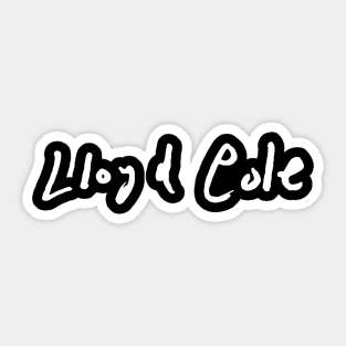 Lloyd Cole Autograph Sticker